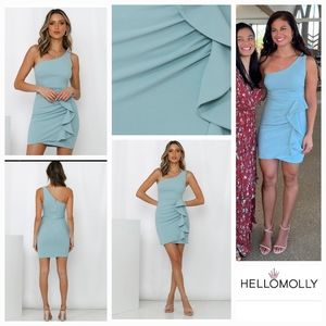 Hello Molly Backstage Passes Dress Sage Medium